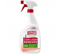 Спрей 8in1 Nature's Miracle Stain & Odor Remover Melon Burst Scent для видалення плям та запахів від кішок, з ароматом дині 946 мл 680210/6976