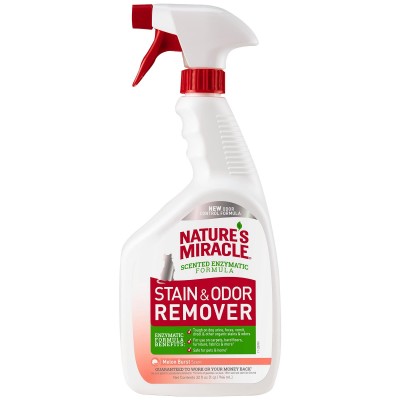 Спрей 8in1 Nature's Miracle Stain & Odor Remover Melon Burst Scent для удаления пятен и запахов от кошек, с ароматом дыни 946 мл 680210/6976