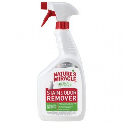 Спрей  для удаления пятен и запахов 8in1 Nature's Miracle Stain & Odor Remover от кошек 946 мл  680111/6974