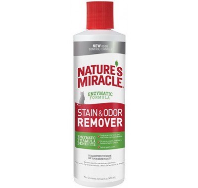 Засіб для видалення плям та запахів від кішок 8in1 Nature's Miracle Stain & Odor Remover 473 мл 680417/680043/6973