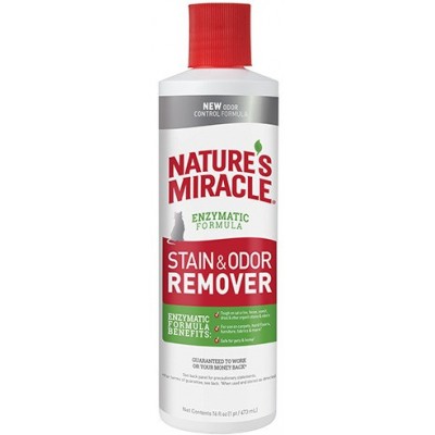 Засіб для видалення плям та запахів від кішок 8in1 Nature's Miracle Stain & Odor Remover 473 мл 680417/680043/6973