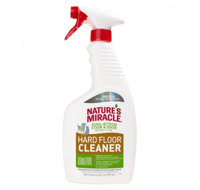 Засіб 8in1 Nature's Miracle Stain & Odor Remover Hard Floor Cleaner для усунення плям та запахів для всіх видів підлог, 709 мл 680402
