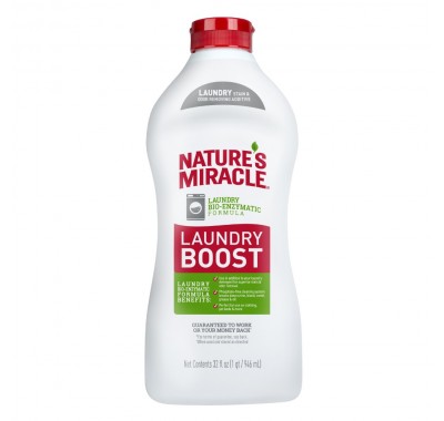 Засіб для прання 8in1 Nature's Miracle Stain & Odor Remover Laundry Boost для видалення плям та запахів від тварин 946 мл 680423/8326