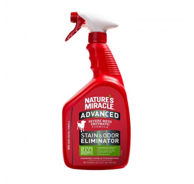 Спрей 8in1 Nature's Miracle Dog Stain&Odor Elimin Spray для собак для усунення плям та запахів, з посиленою формулою, 946 мл 680104/7016