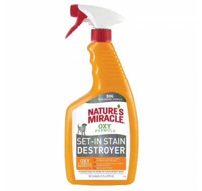 Спрей 8in1 Nature`s Miracle Dog Orange Oxy Spray для собак, усунення плям та запахів, 709 мл 680396/8172