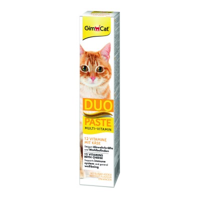 Паста для кішок GimCat DUO Multi-vitamin мультивітамін з сиром 50 г 421841