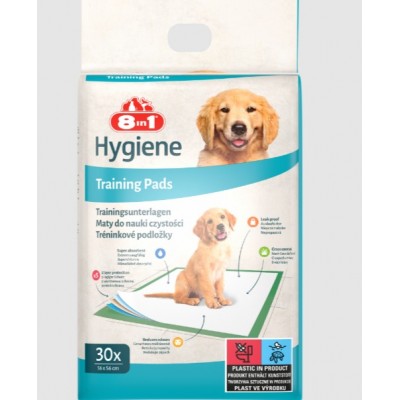Пелюшки для собак 8in1 Training Pads для 56x56 см, 30 шт 660296/102281