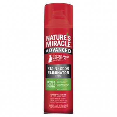 Засіб для видалення плям та запахів від кішок 8in1 Nature's Miracle Advanced Stain and Odor Eliminator з посиленою формулою 518 мл 680142/6947