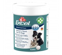 Пивні дріжджі для собак 8in1 Excel Brewers Yeast 260шт 661819