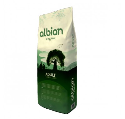 Albian Dog Adult для взрослых собак всех пород с курицей и свининой 18 кг 1270