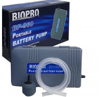 Компресор на батареях для акваріума Biopro BP-960