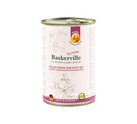 Консервированный корм класса холистик для собак Baskerville Утка и кабан с тыквой и зеленью, 400г 21560/1834