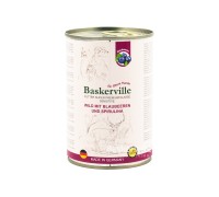 Консервований корм для собак Baskerville Sensitive оленина з чорницею та спіруліною, 400 г 21564/1810