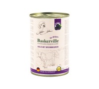 Консервований корм для цуценят Baskerville Телятина та ожина, 400 г 21556/1773