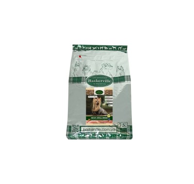 Беззерновой сухой корм для собак Baskerville Adult Small Breed 7,5 кг 405007/0212
