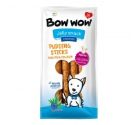 Ласощі для собак Пудингові Палички з птахом, колагеном та юккою "Bow WOW" Mira Mar, 27-30 см - 6 шт/уп F441K