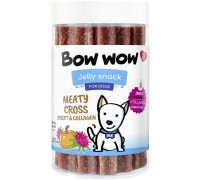 Ласощі для собак Жувальні палички з білком насекомим та колагеном "Bow WOW" Mira Mar, 12 см/340 г-18 шт/уп BW286
