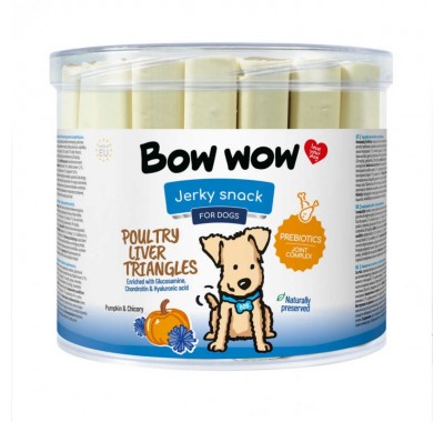 Ласощі для собак Палички з печінкою птиці "Bow WOW" Mira Mar, 12 см-45 шт/уп BW112