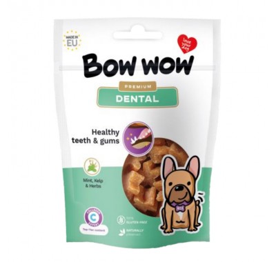 Ласощі для собак Снеки здорові зуби та ясна Dental «Bow WOW» Mira Mar, 60 г BW820