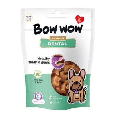 Ласощі для собак Снеки здорові зуби та ясна Dental «Bow WOW» Mira Mar, 60 г BW820