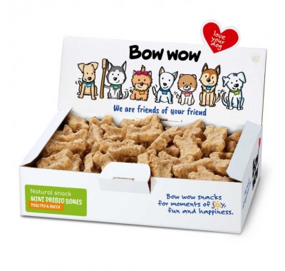 Ласощі для собак Міні-кісточки з м'ясом птиці та юккою "Bow WOW" Mira Mar, 900 гр/box BW369
