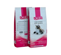 Сухий корм для дорослих і літніх котів Criss (Крісс) - Яловичина, 10 кг