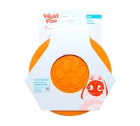 West Paw Zisc Flying Disc Игрушка для собак, оранжевая 22см