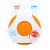 West Paw Zisc Flying Disc Игрушка для собак, оранжевая 22см