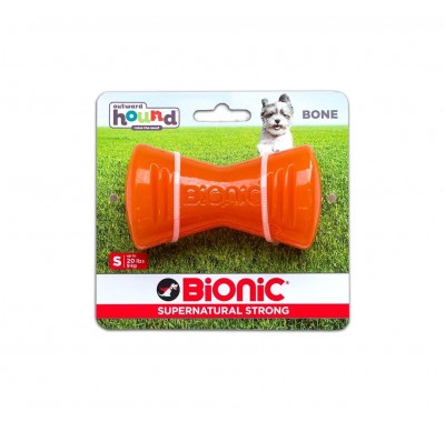 Bionic Bone Игрушка для собак Кость 9,4см оранжевая 