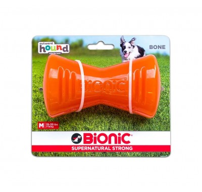 Bionic Bone Іграшка для собак Кістка 12см помаранчева 