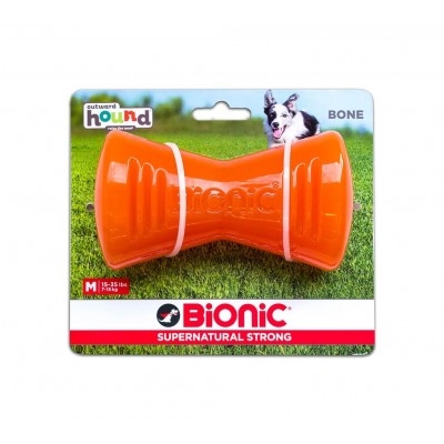 Bionic Bone Іграшка для собак Кістка 12см помаранчева