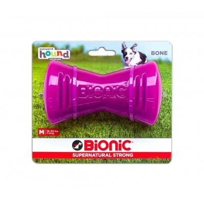 Bionic Bone Іграшка для собак Кістка 12см фіолетова