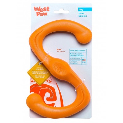 West Paw Būmi Tug Toy Іграшка для собак, помаранчева 24см