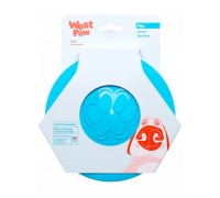 West Paw Zisc Flying Disc Игрушка для собак, голубая 17см