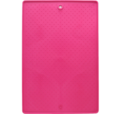 Dexas Pet Bowl Grippmat Килимок під миски антиковзкий 33х48 см, рожевий