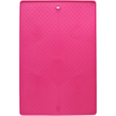 Dexas Pet Bowl Grippmat Килимок під миски антиковзкий 33х48 см, рожевий