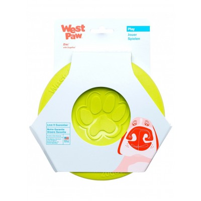 West Paw Zisc Flying Disc Игрушка для собак, зеленая 17см
