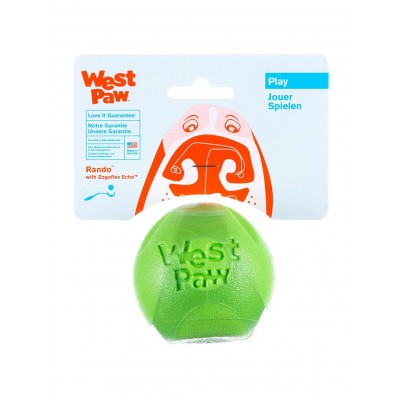 West Paw Rando Игрушка для собак, зеленая 9см