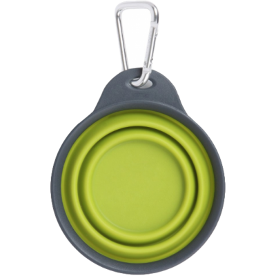 Dexas Collapsible Travel Cup Дорожня миска складна з карабіном 240 мл, зелена