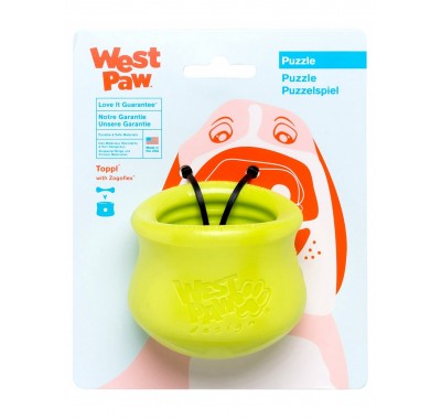 West Paw Toppl Treat Toy Іграшка для собак, зелена 10см 