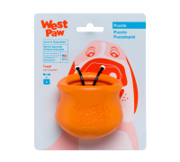 West Paw Toppl Treat Toy Іграшка для собак, помаранчева 10см