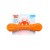 West Paw Hurley Dog Bone Іграшка для собак, помаранчева 11см