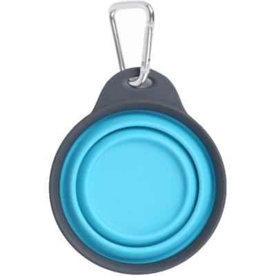 Dexas Collapsible Travel Cup Дорожня складана миска з карабіном 240 мл, фіолетова