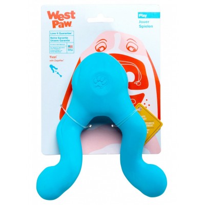 West Paw Tizzi Dog Toy Іграшка для собак, блакитна 18см