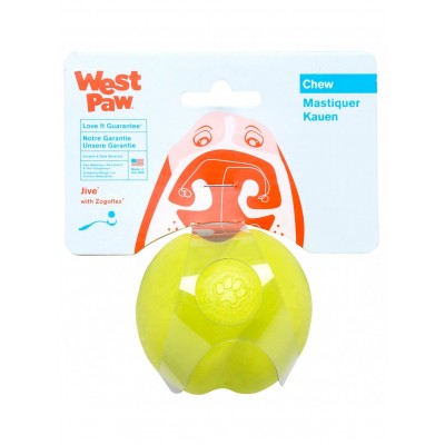 West Paw Jive Dog Ball Игрушка для собак, зеленая 8см