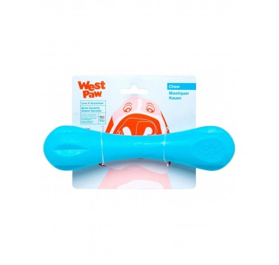 West Paw Hurley Dog Bone Іграшка для собак, блакитна 21см 