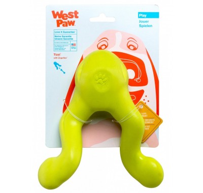 West Paw Tizzi Dog Toy Іграшка для собак, зелена 18см 