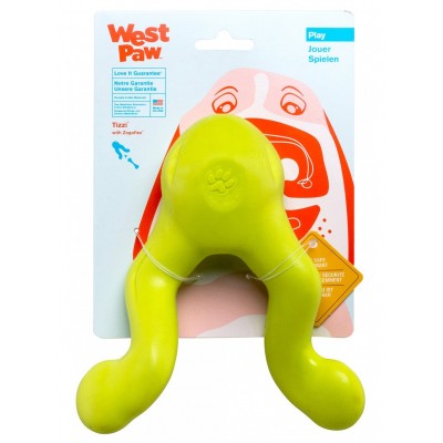 West Paw Tizzi Dog Toy Іграшка для собак, зелена 18см