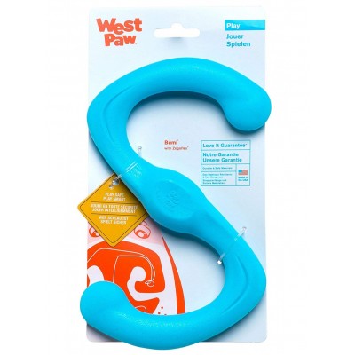 West Paw Būmi Tug Toy Іграшка для собак, блакитна 21см