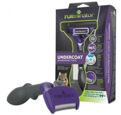 Фурмінатор FURminator для котів з довгою вовною, розмір L 691662